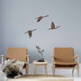 Wallity Rusty Birds 1 Decoración de Pared de Metal
